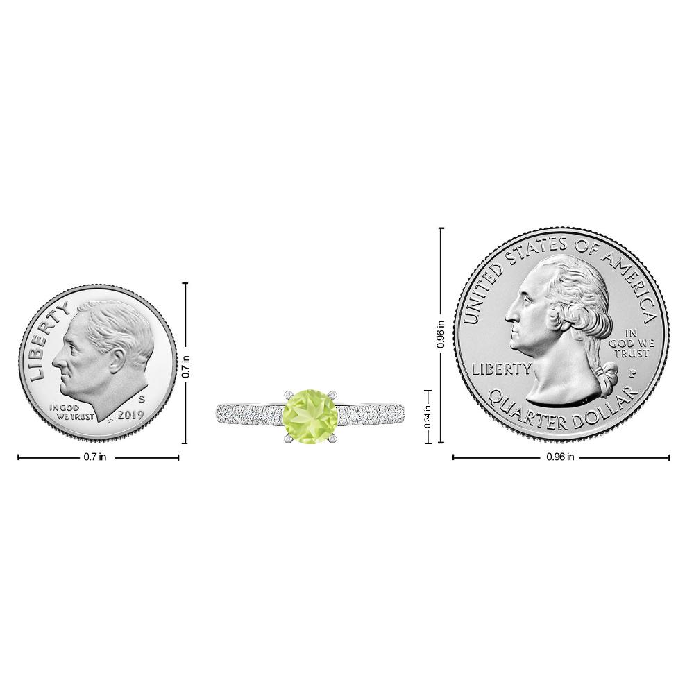 White Gold - Peridot