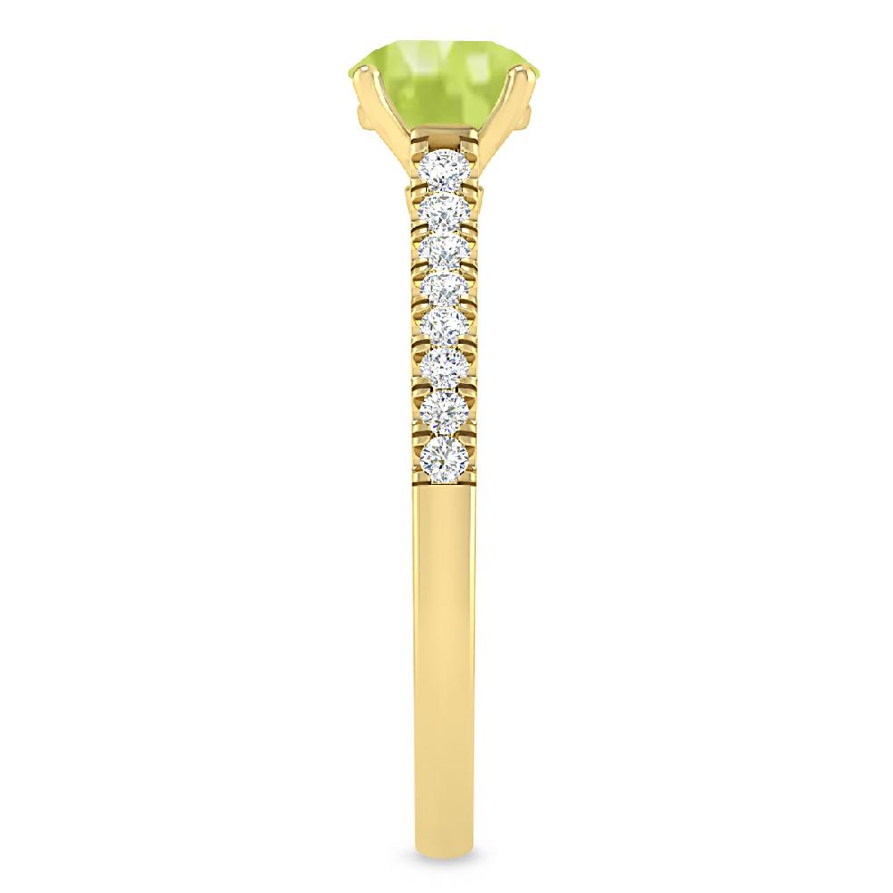 Yellow Gold - Peridot