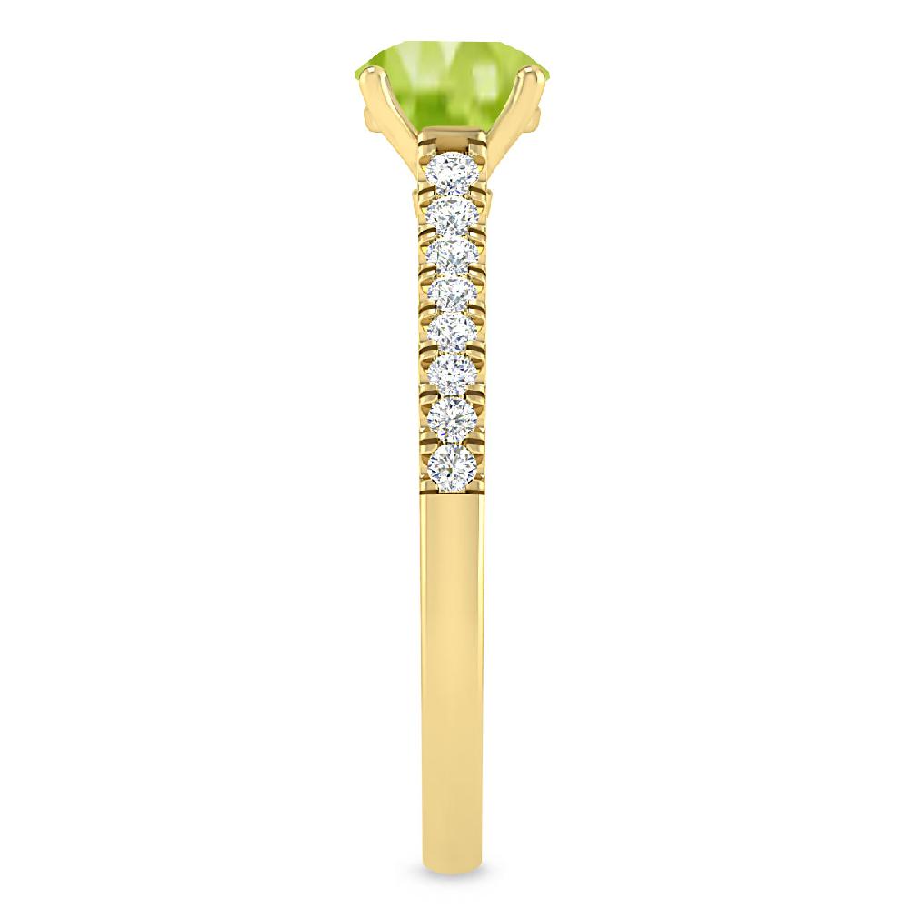 Yellow Gold - Peridot