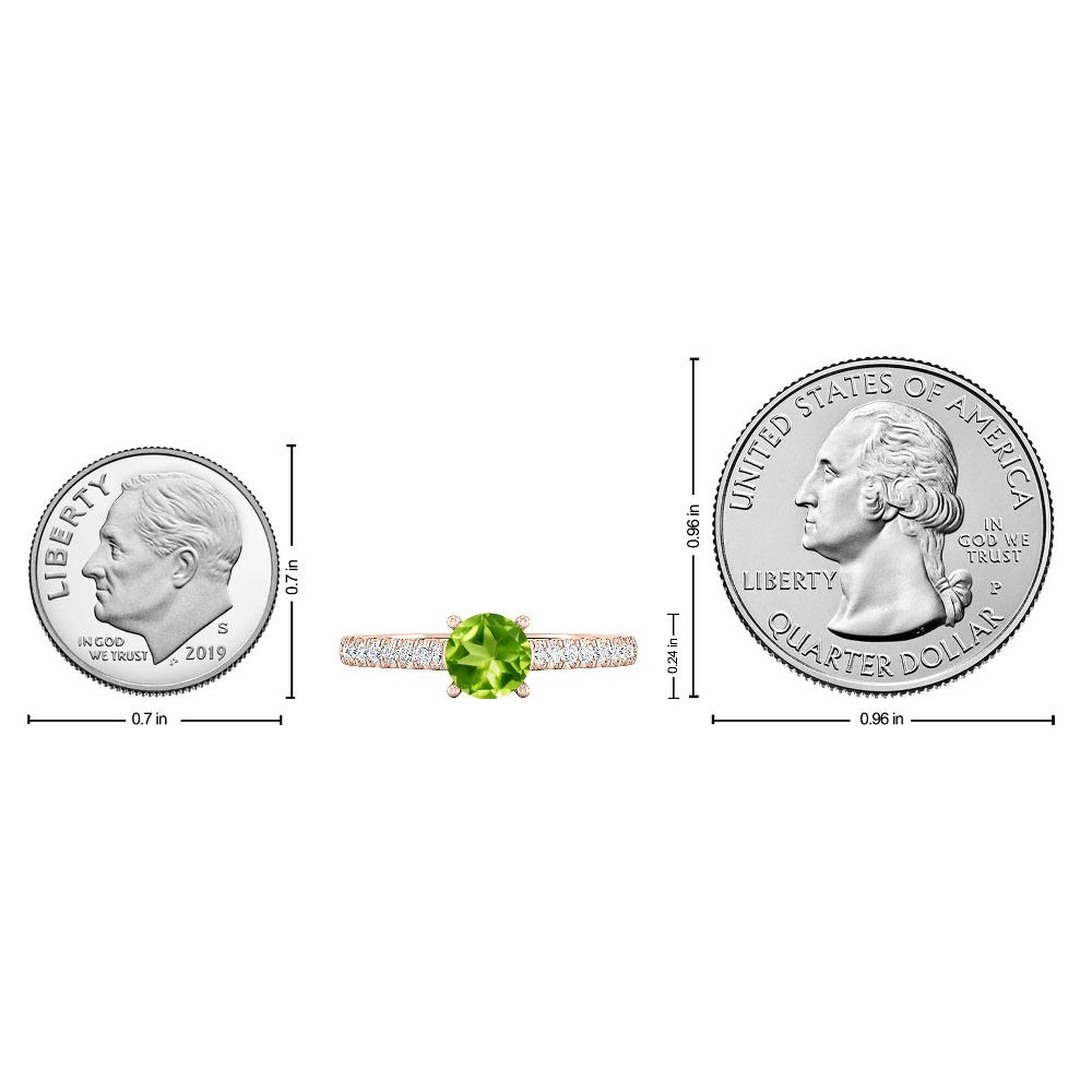 Rose Gold - Peridot