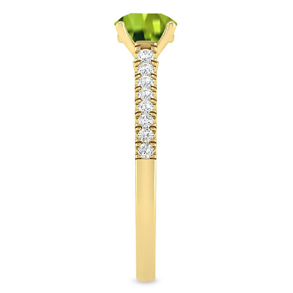 Yellow Gold - Peridot