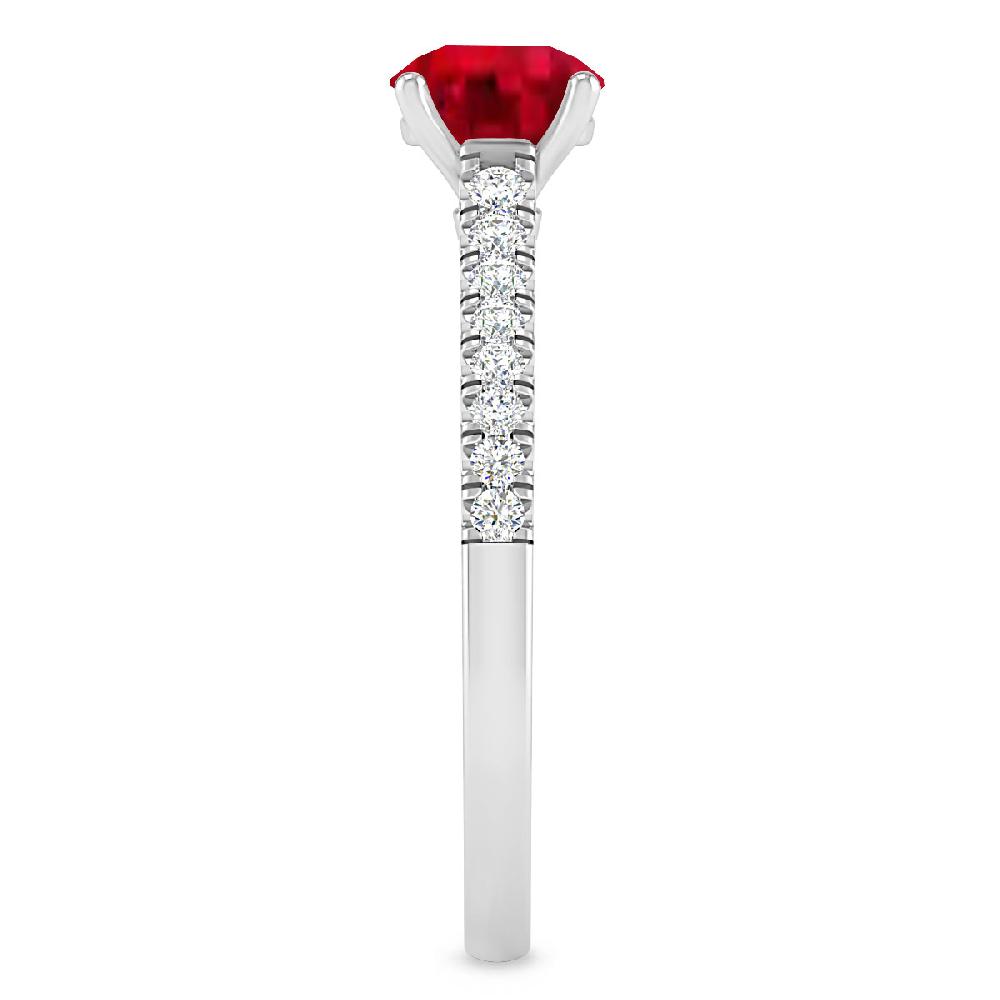 White Gold - Ruby