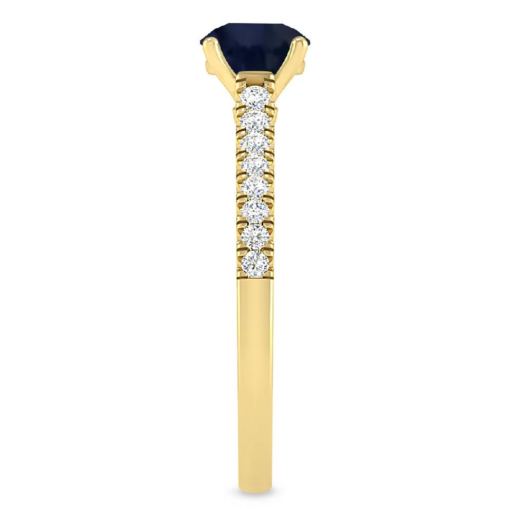Yellow Gold - Sapphire