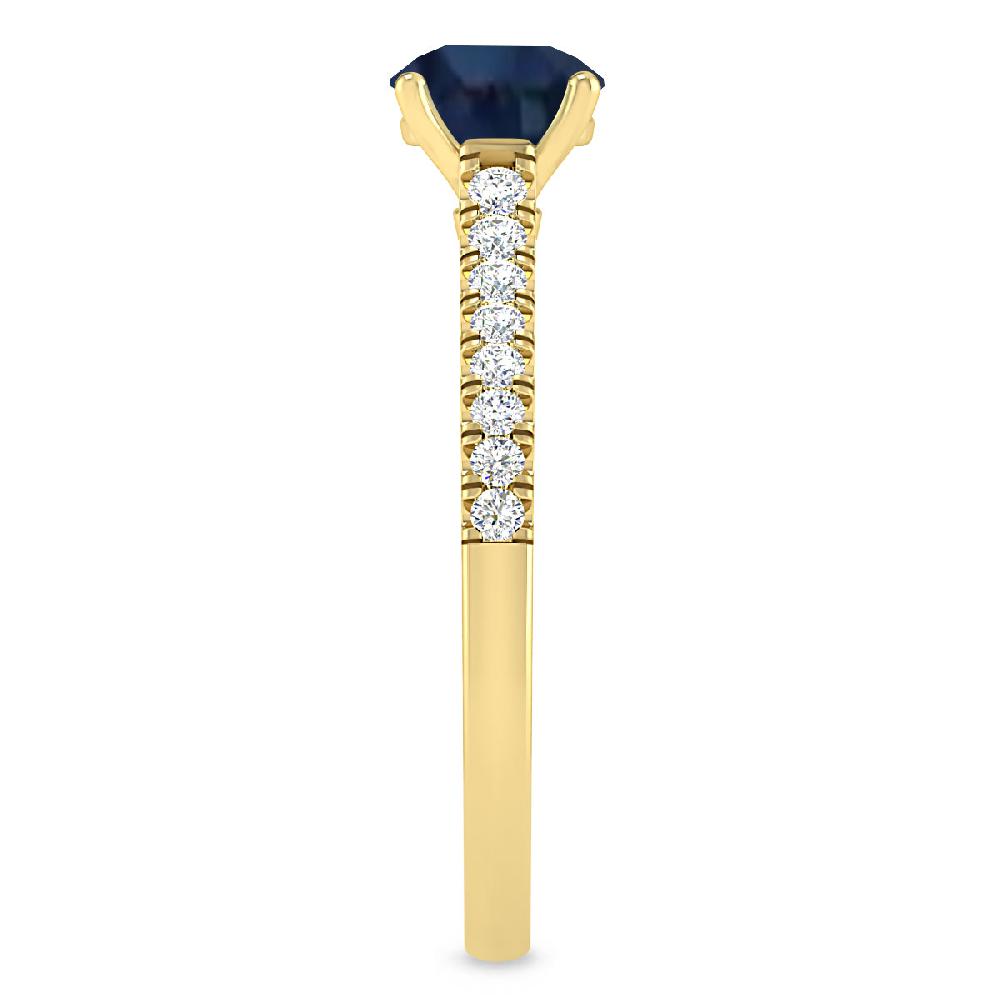 Yellow Gold - Sapphire