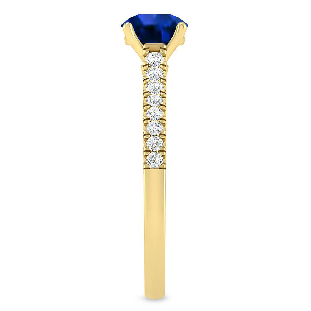 Yellow Gold - Sapphire