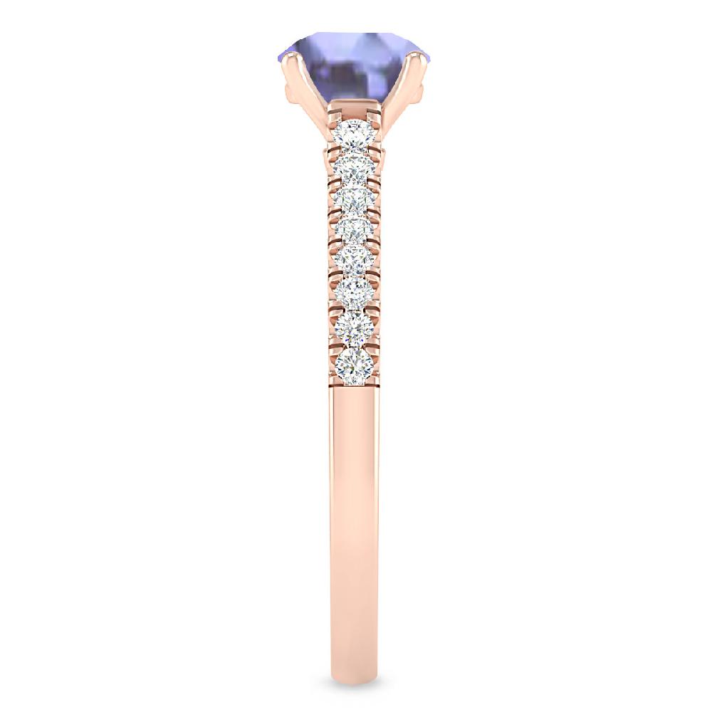 Rose Gold - Tanzanite