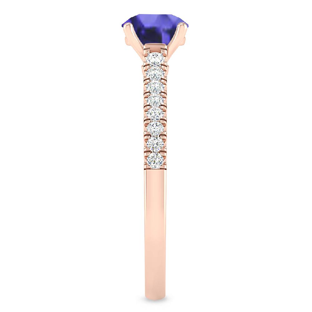 Rose Gold - Tanzanite