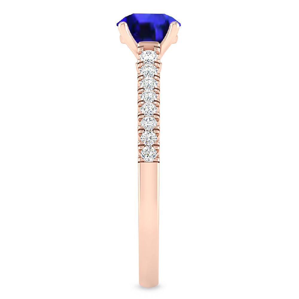 Rose Gold - Tanzanite