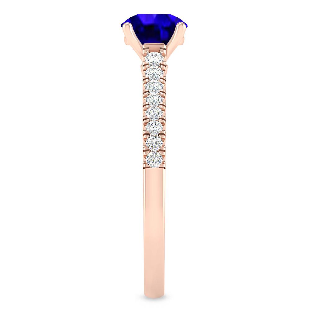 Rose Gold - Tanzanite