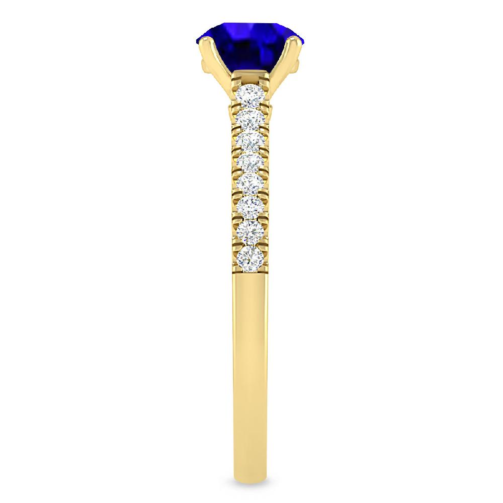 Yellow Gold - Tanzanite