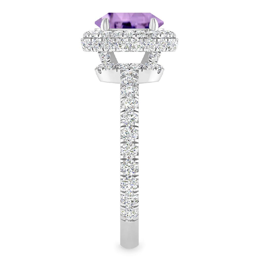White Gold - Amethyst