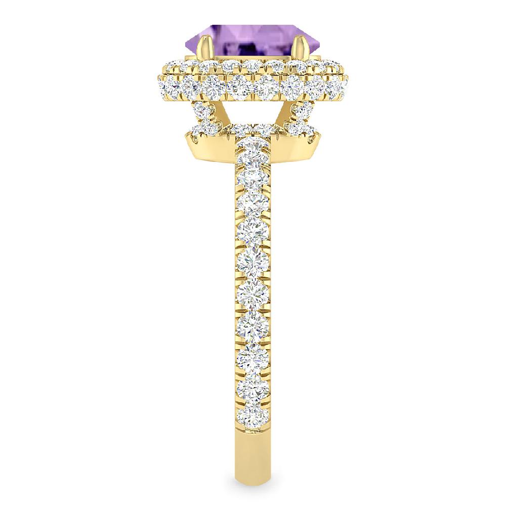 Yellow Gold - Amethyst