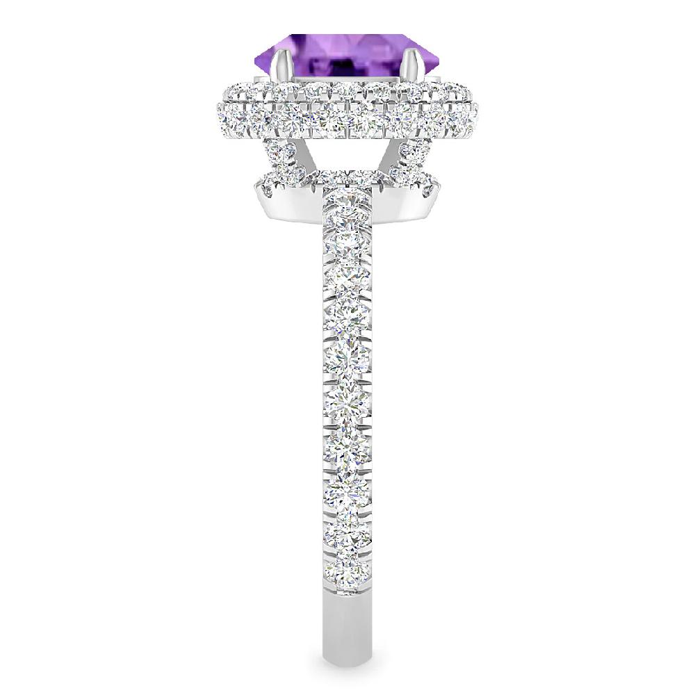 White Gold - Amethyst