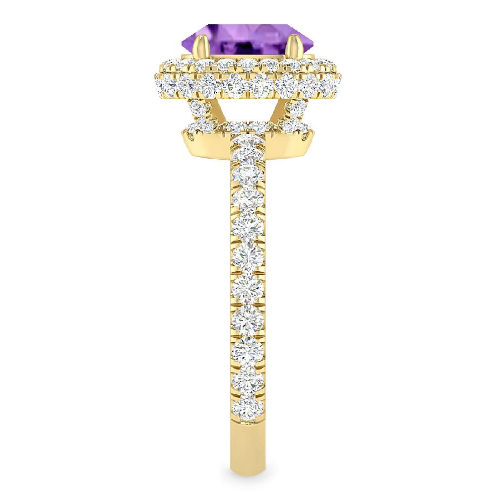 Yellow Gold - Amethyst