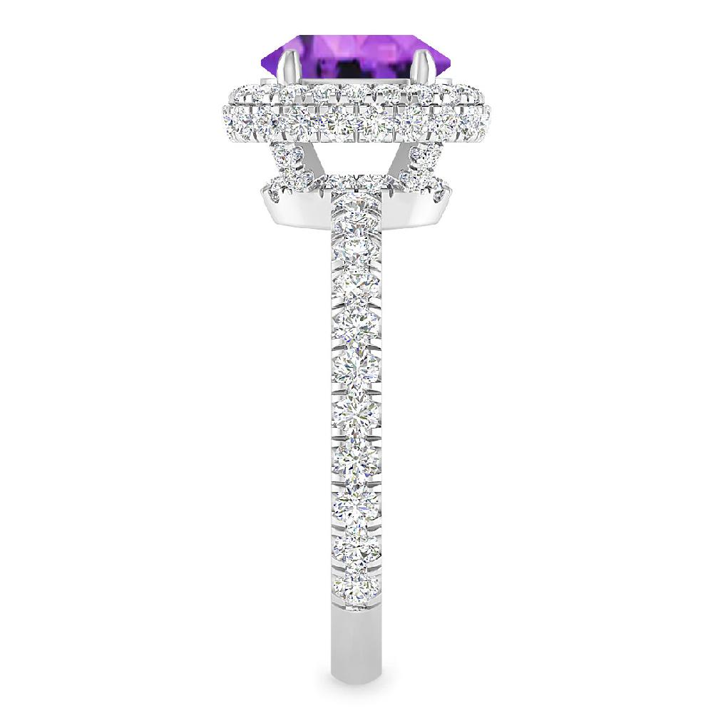 White Gold - Amethyst