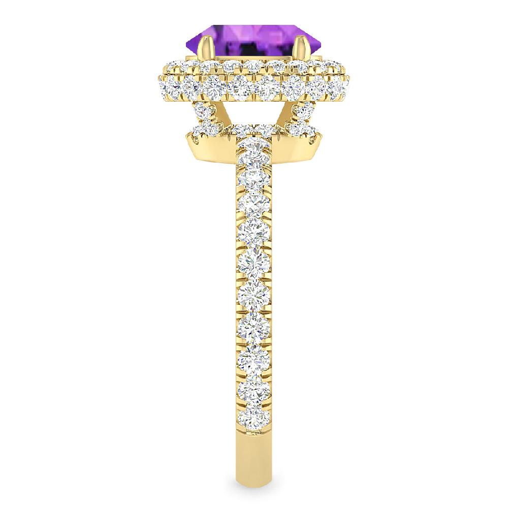Yellow Gold - Amethyst