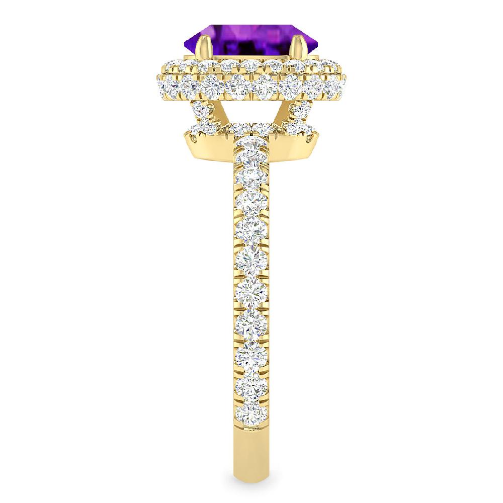 Yellow Gold - Amethyst