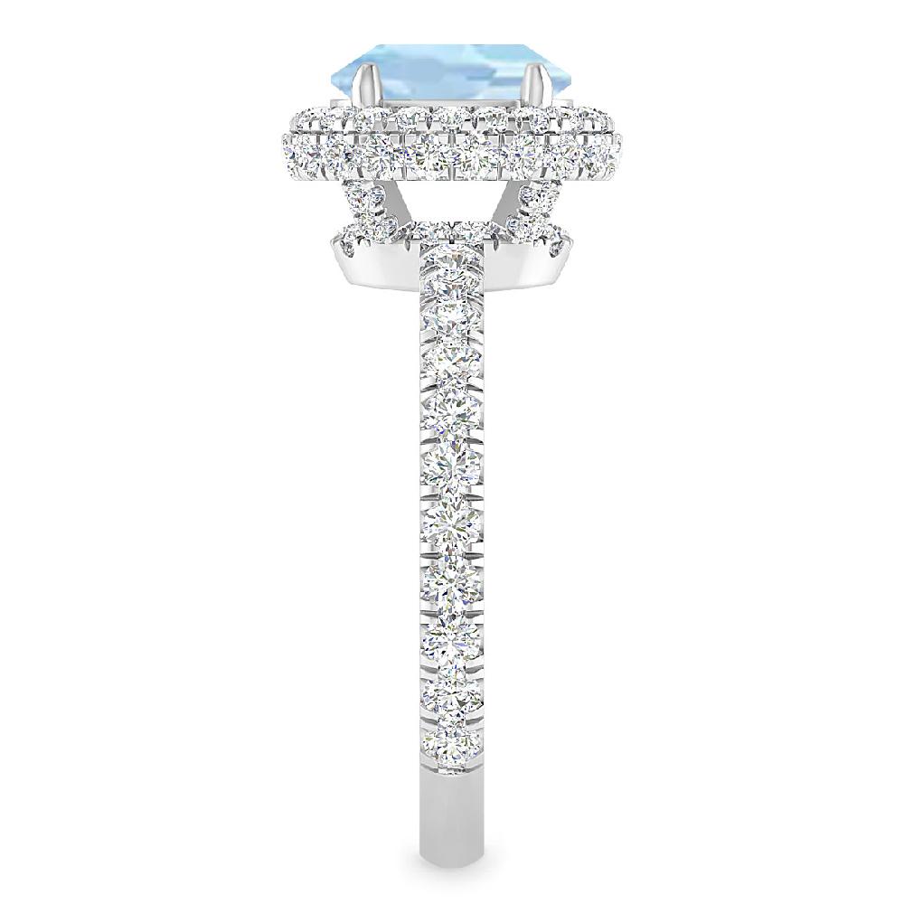 White Gold - Aquamarine