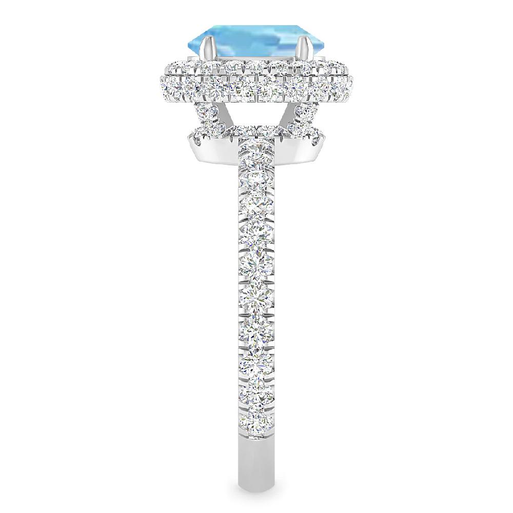 White Gold - Aquamarine