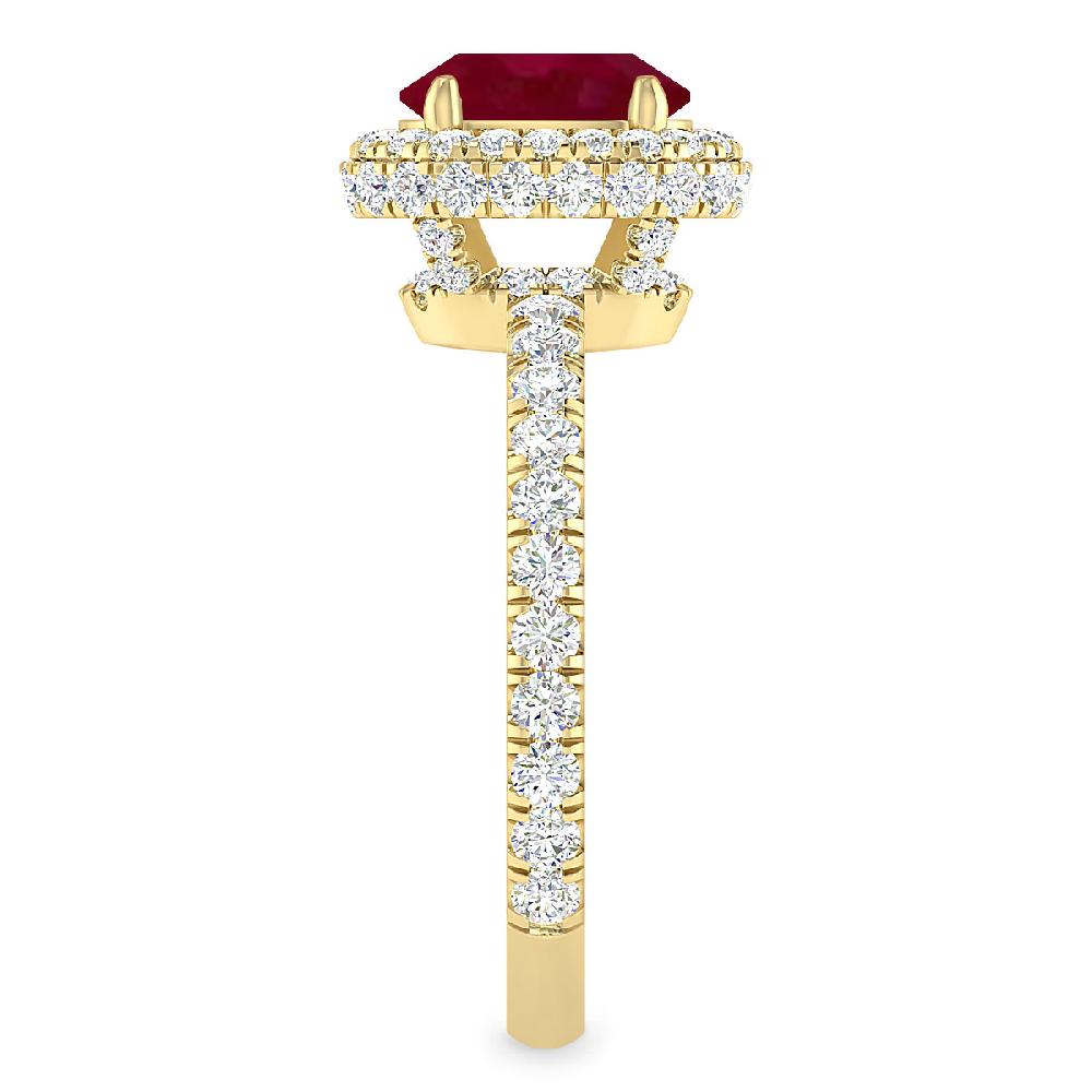 Yellow Gold - Garnet