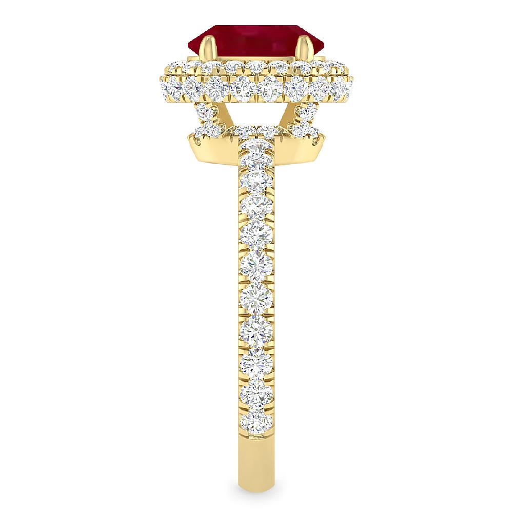 Yellow Gold - Garnet