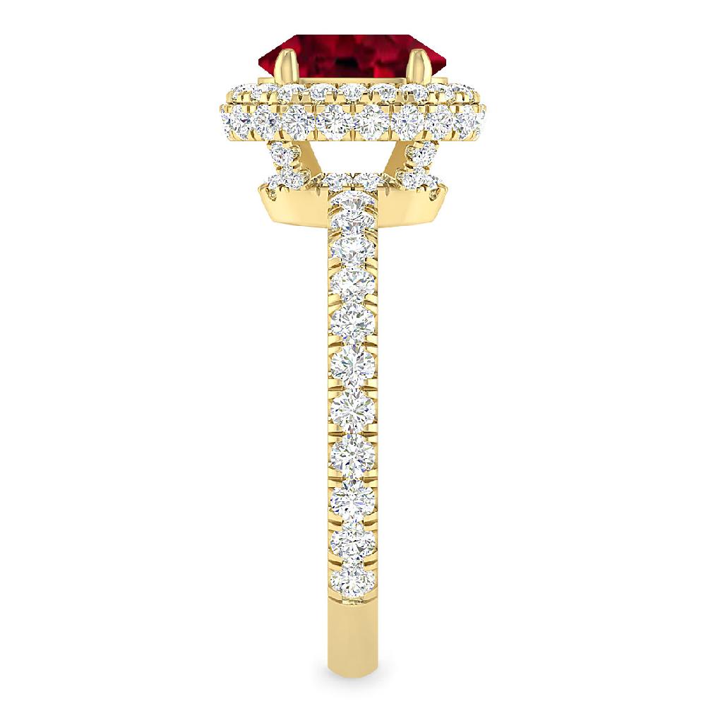 Yellow Gold - Garnet