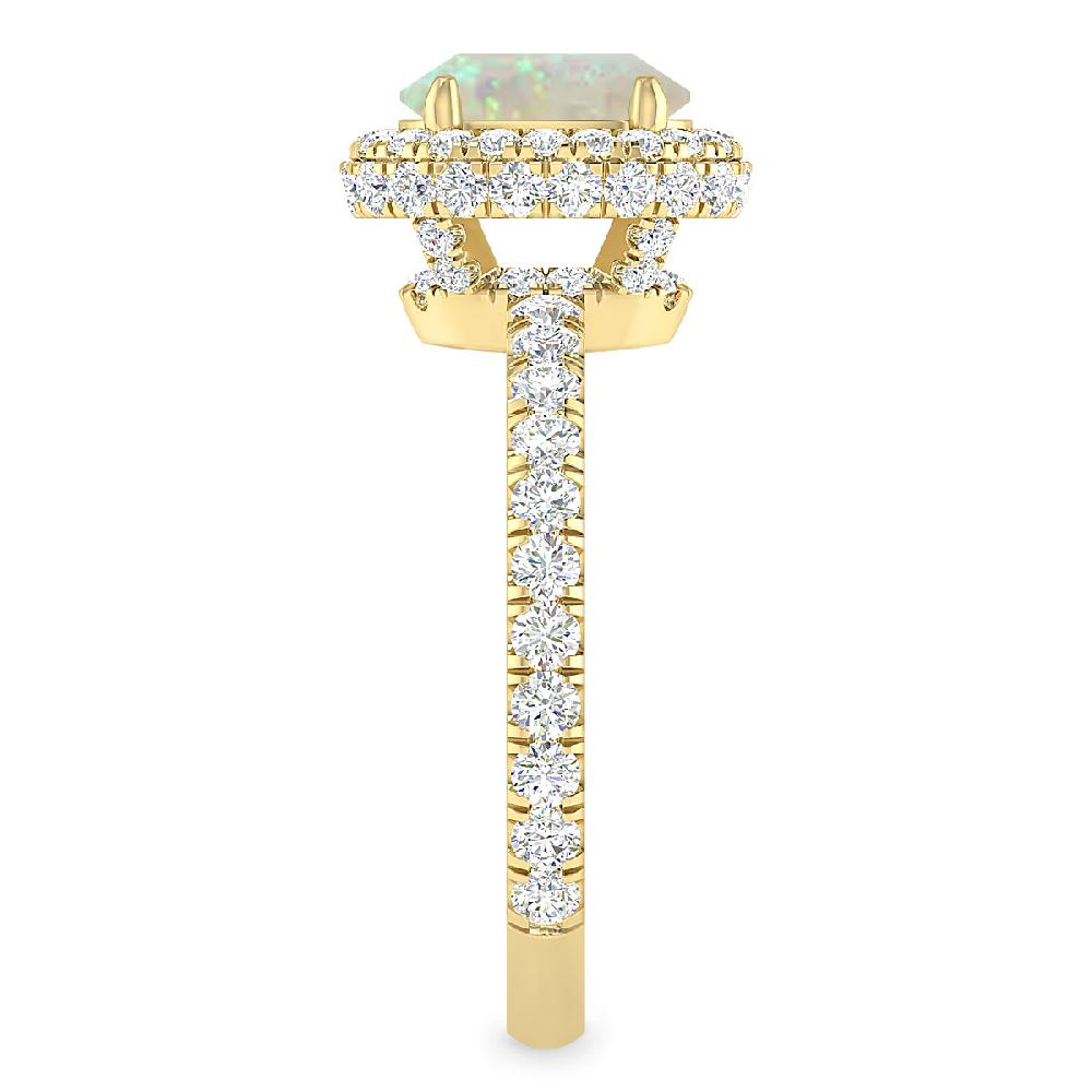 Yellow Gold - Opal