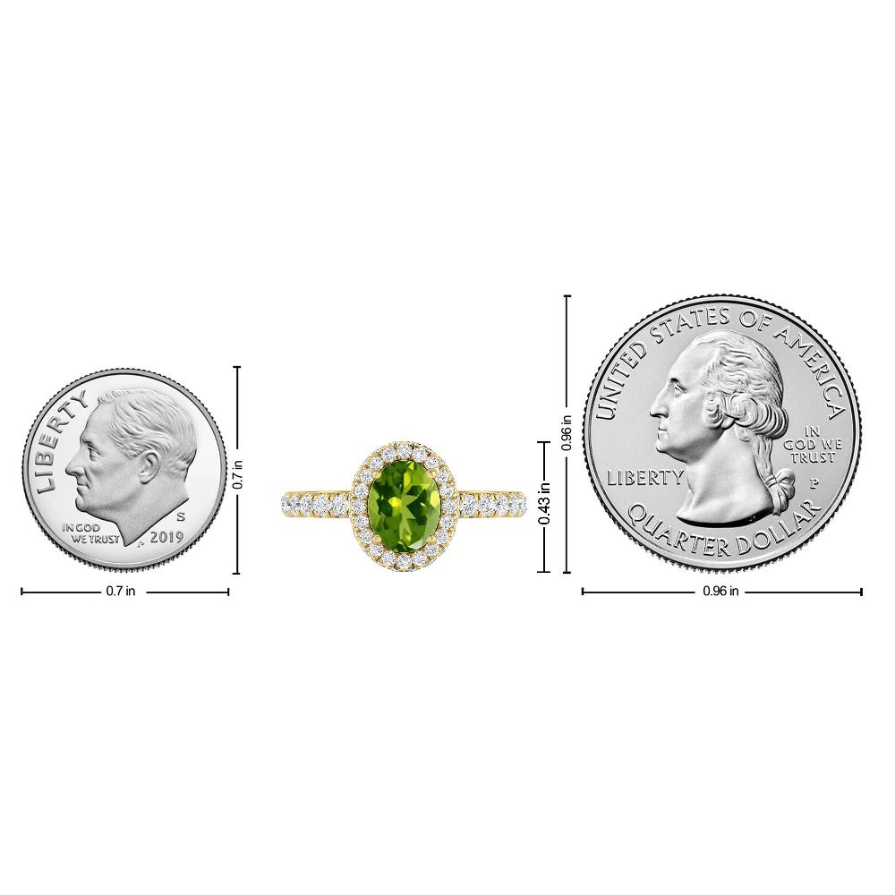 Yellow Gold - Peridot