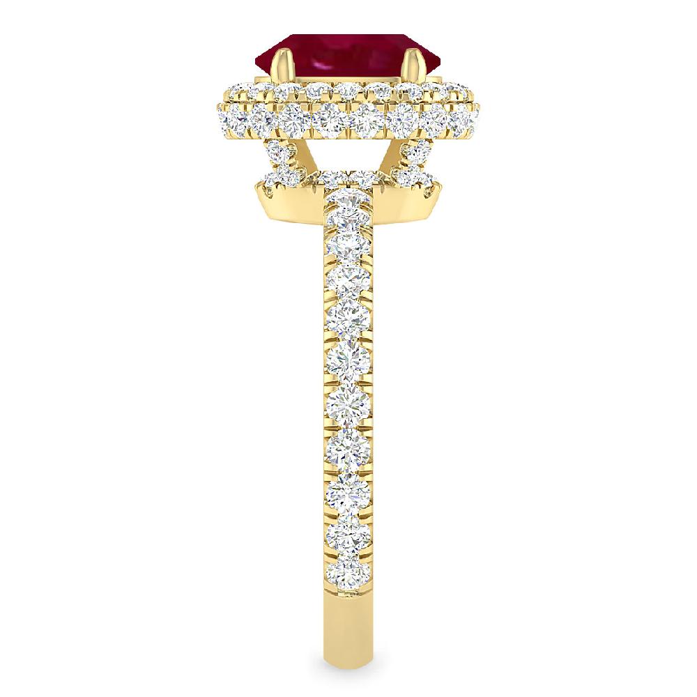 Yellow Gold - Ruby