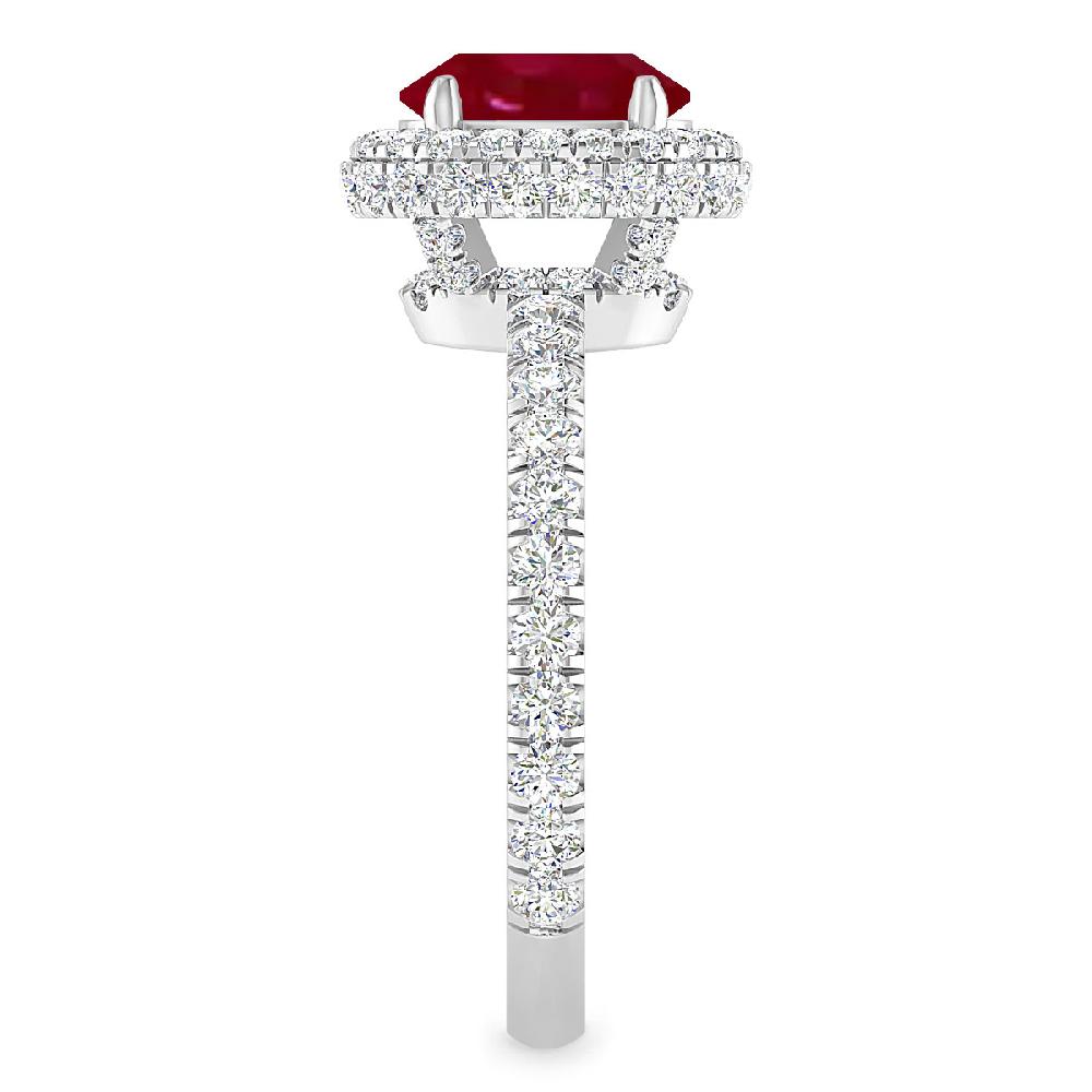 White Gold - Ruby