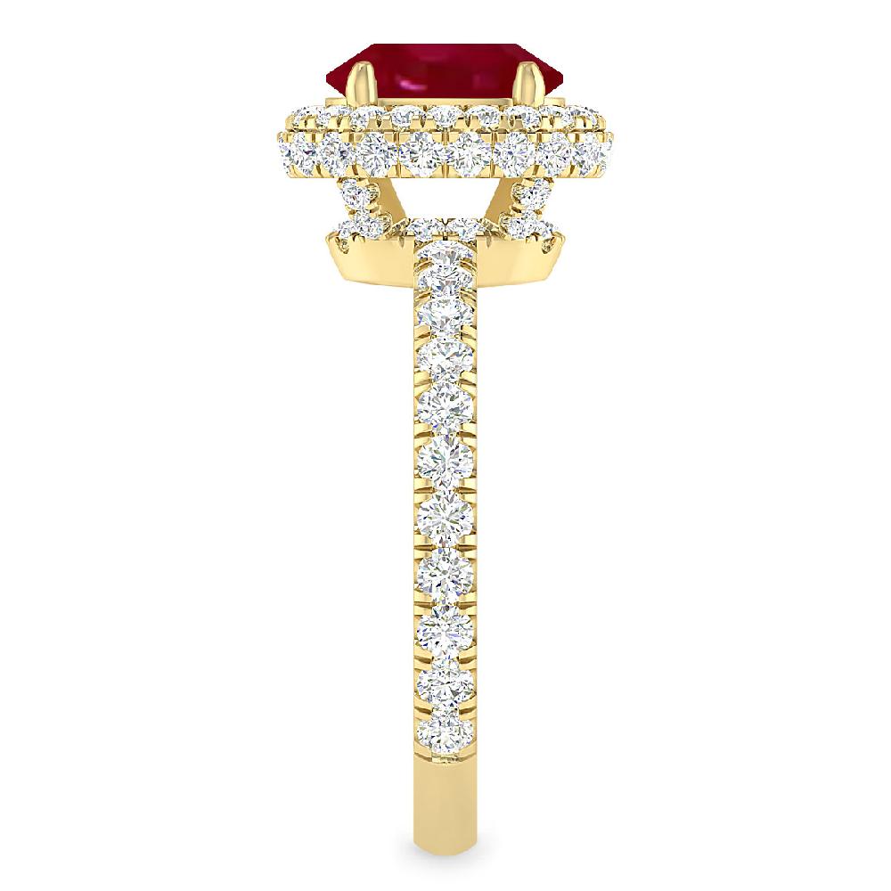 Yellow Gold - Ruby
