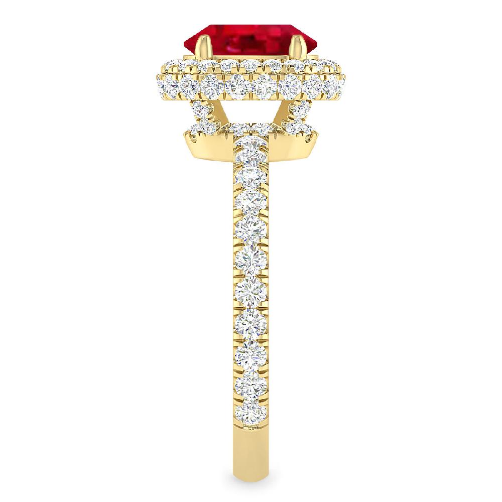 Yellow Gold - Ruby