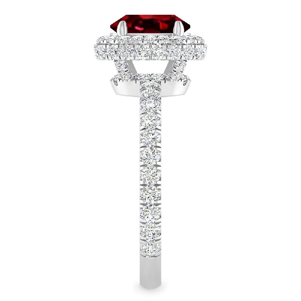 White Gold - Ruby