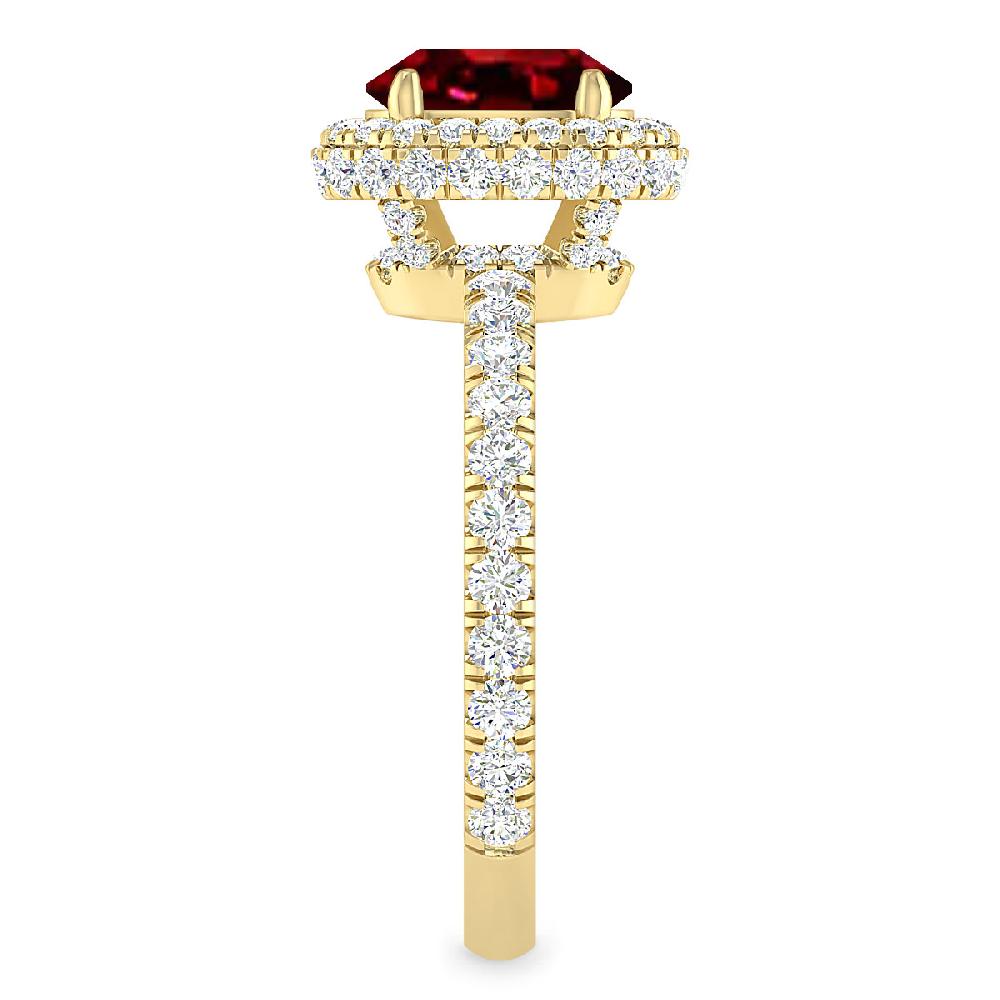 Yellow Gold - Ruby