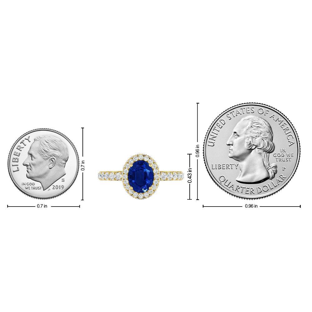 Yellow Gold - Sapphire