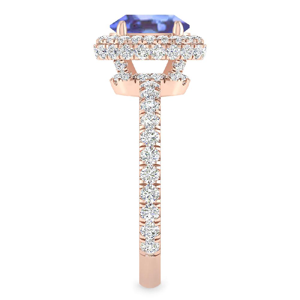 Rose Gold - Tanzanite