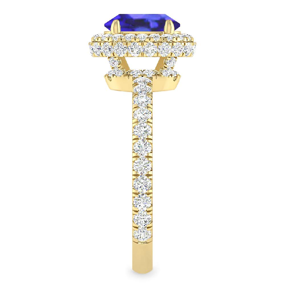 Yellow Gold - Tanzanite