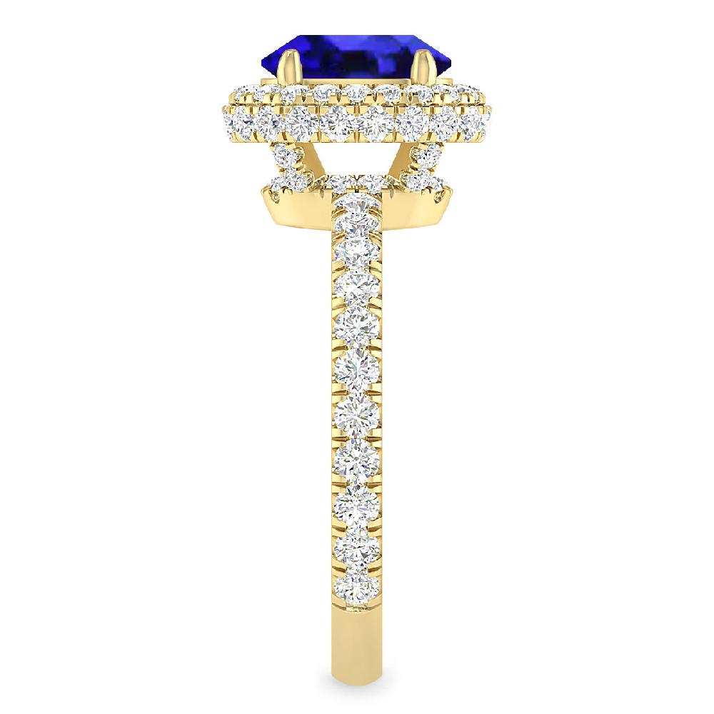 Yellow Gold - Tanzanite