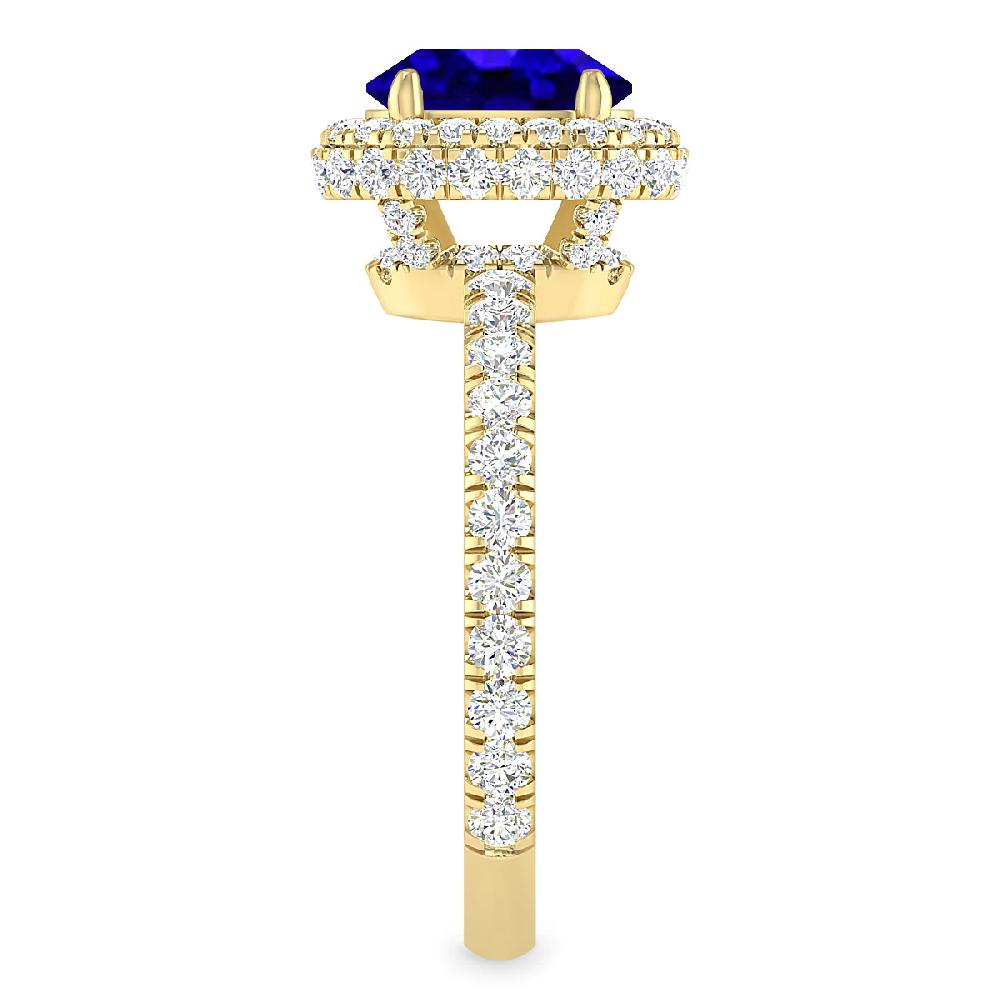 Yellow Gold - Tanzanite