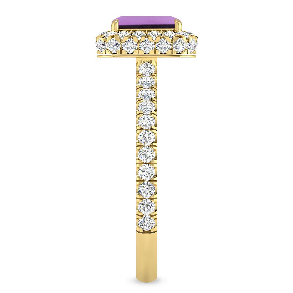 Yellow Gold - Amethyst