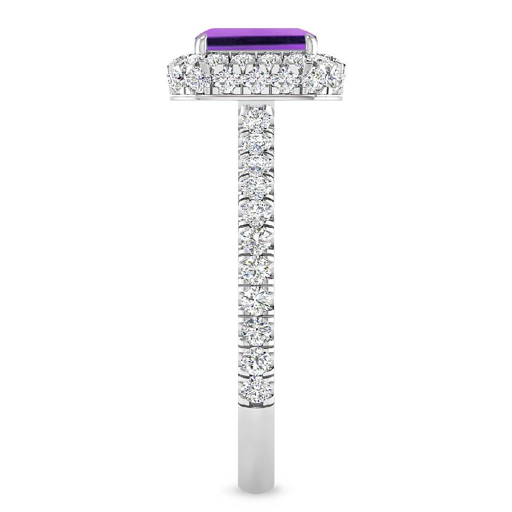 White Gold - Amethyst