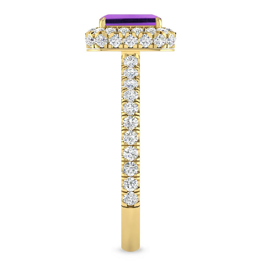 Yellow Gold - Amethyst