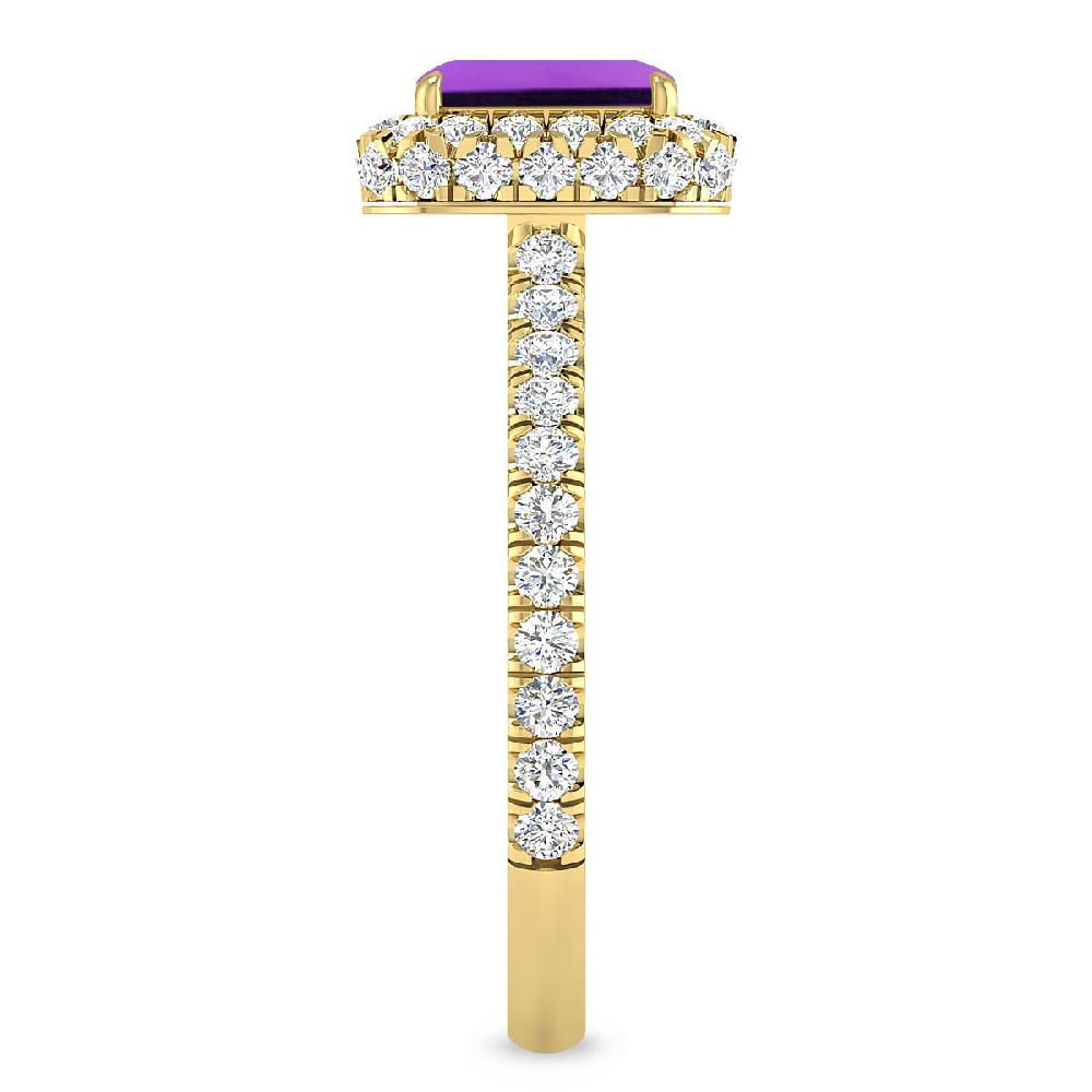 Yellow Gold - Amethyst