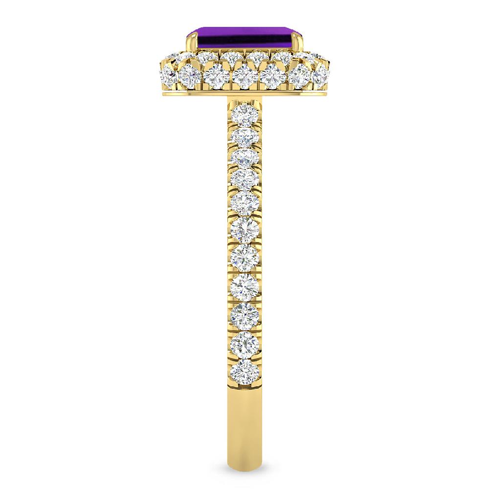 Yellow Gold - Amethyst