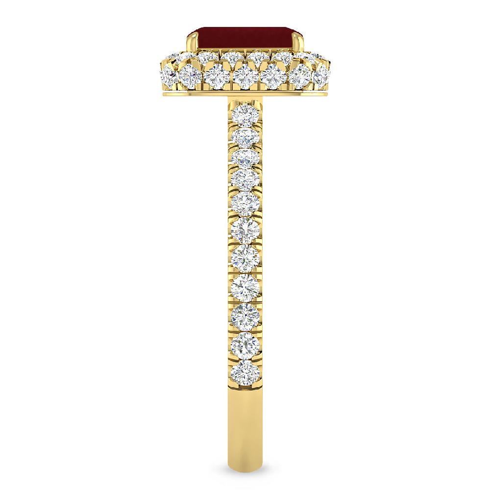 Yellow Gold - Garnet