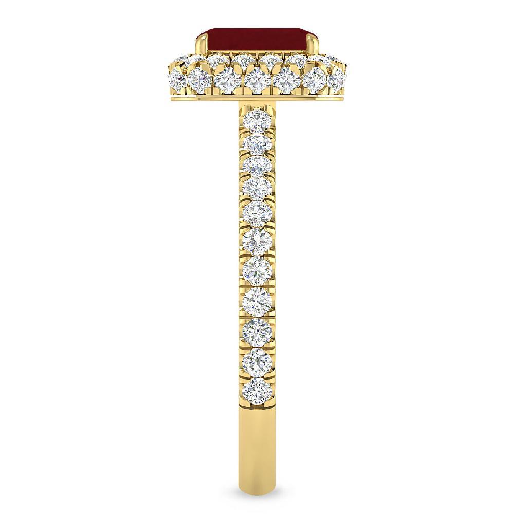 Yellow Gold - Garnet