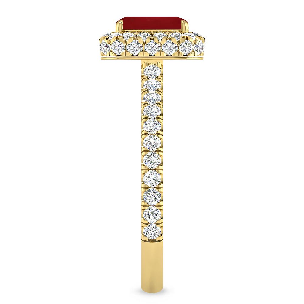 Yellow Gold - Garnet