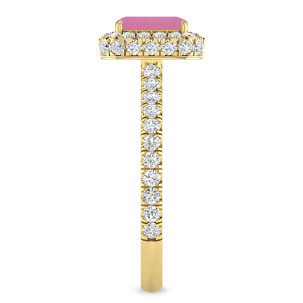 Yellow Gold - Pink Tourmaline
