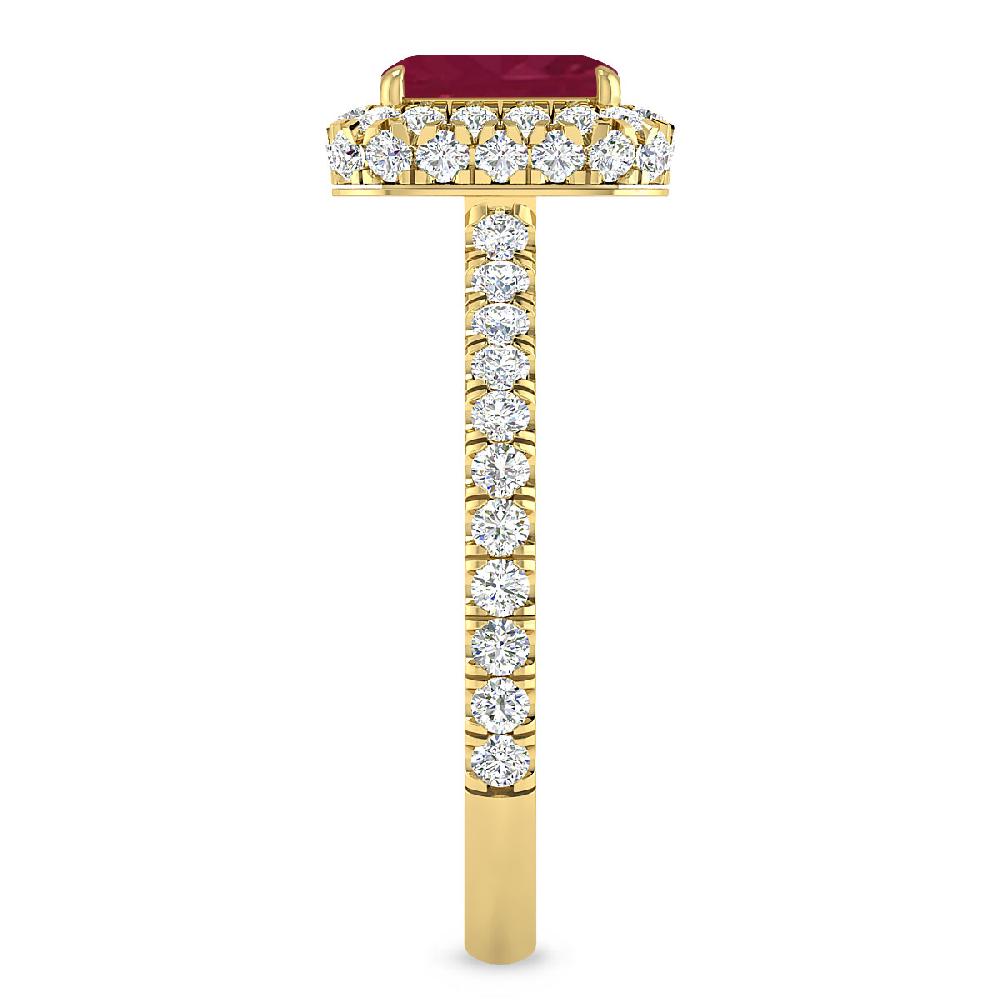 Yellow Gold - Ruby