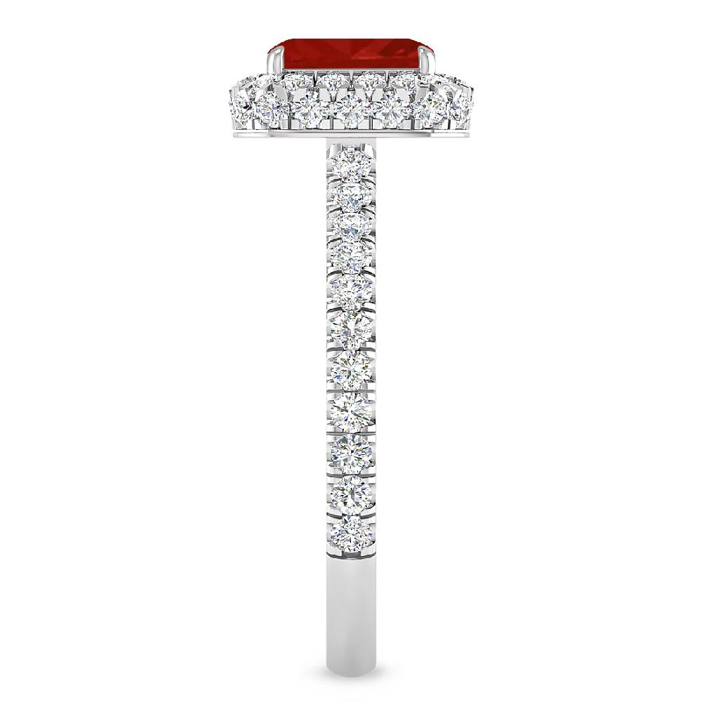 White Gold - Ruby